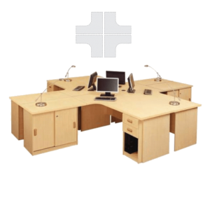 4 Way Econo Clusters & Workstations at Bopa Furniture Store JHB