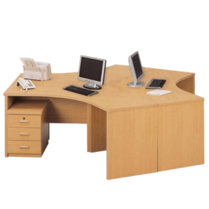 3 Way Oak Clusters & Workstations at Bopa Furniture Store JHB