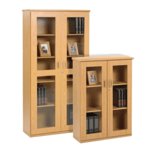 Glass Door Bookcases in Johannesburg at Bopa Furniture Gauteng